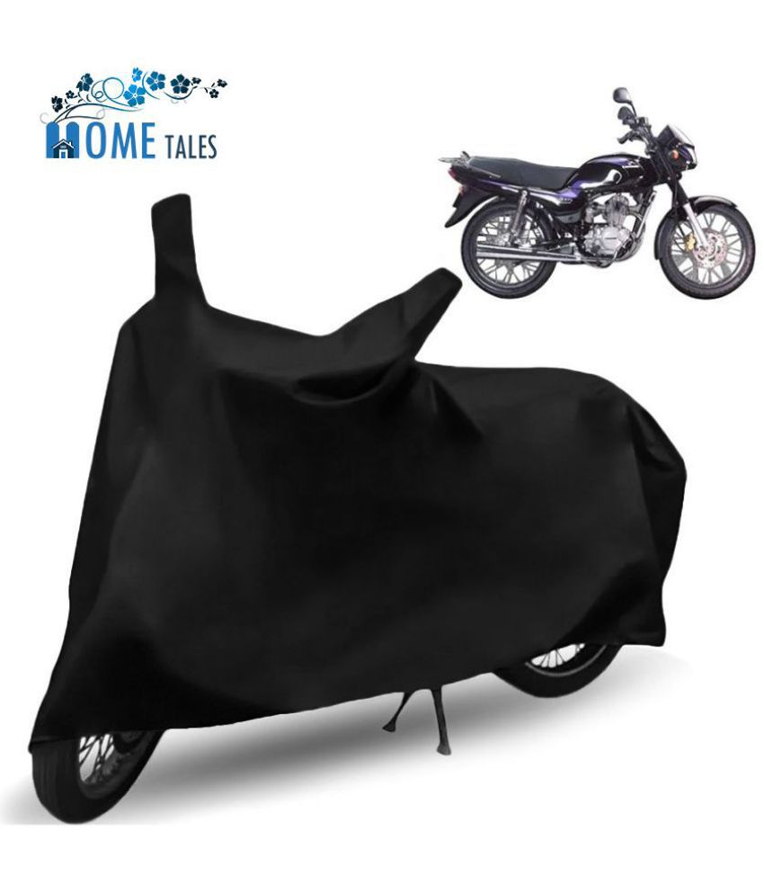     			HOMETALES - Black Bike Body Cover For Bajaj Caliber with Buckle Lock (Pack Of1)