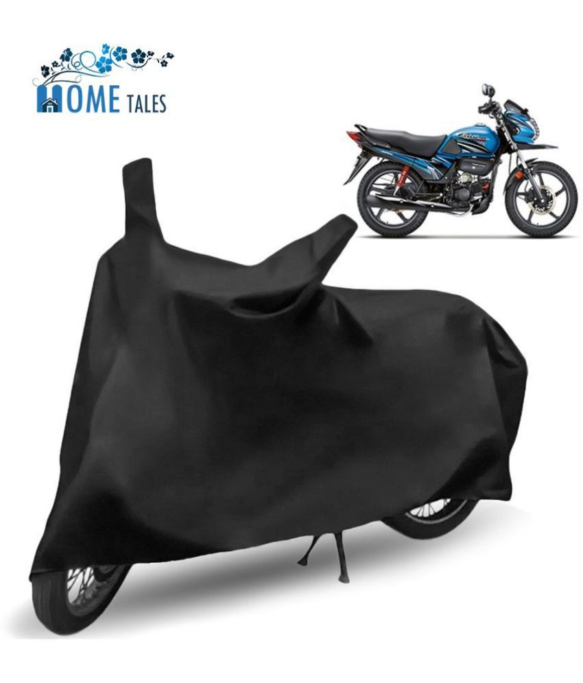     			HOMETALES - Black Bike Body Cover For Hero Passion PRO TR (Pack Of1)