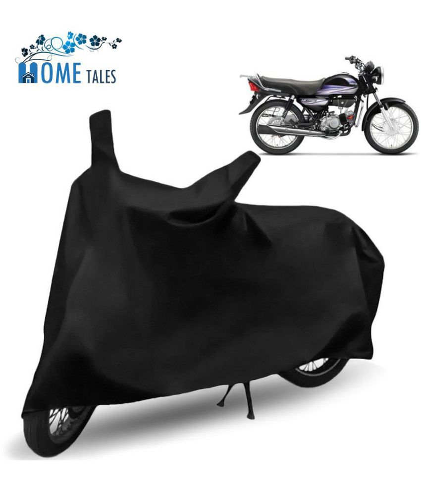     			HOMETALES - Black Bike Body Cover For Hero HF Dawn (Pack Of1)