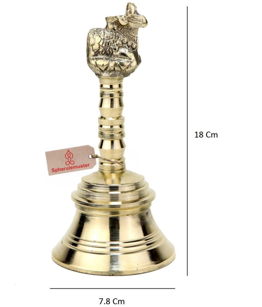 Spherulemuster Brass Pooja Bell ( Pack of 1 ) Buy Spherulemuster