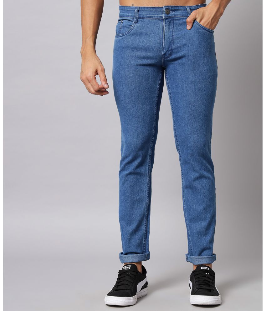     			Studio Nexx - Blue Cotton Blend Regular Fit Men's Jeans ( Pack of 1 )