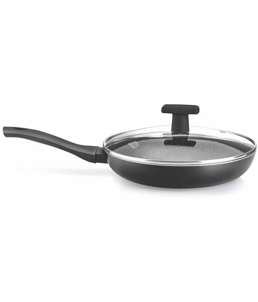     			Milton Pro Cook Granito Induction Fry Pan with Lid, 22 cm, Black