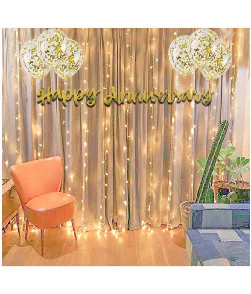 Blooms Mall Golden Anniversary Decoration Items like Happy Anniversary