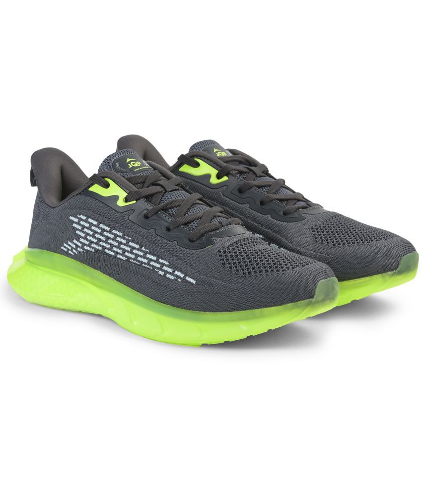     			JQR - MART Dark Grey Men's Sports Running Shoes