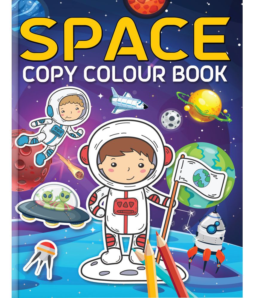     			Space Copy Colour Book