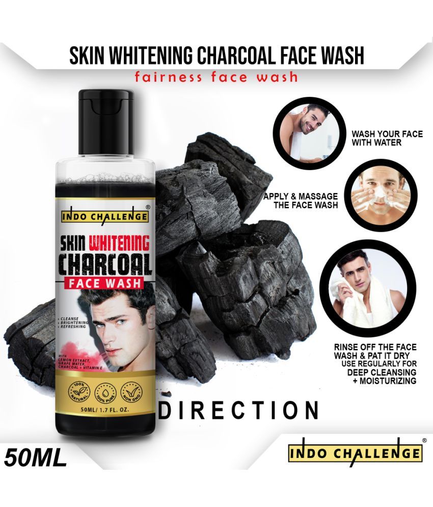 INDO CHALLENGE Blackheads and Whiteheads Removal Face Wash For Oily