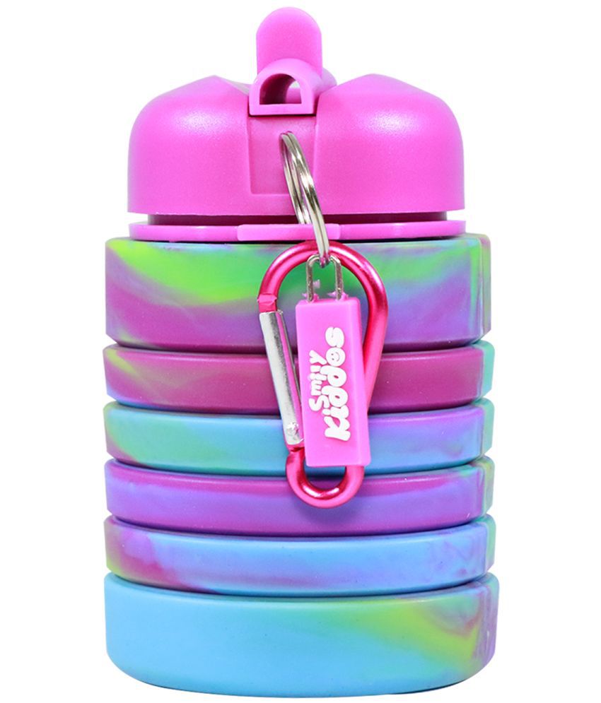 Smily kiddos silicone Multicolor Water Bottle