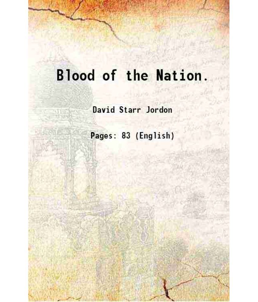     			Blood of the Nation. 1902 [Hardcover]