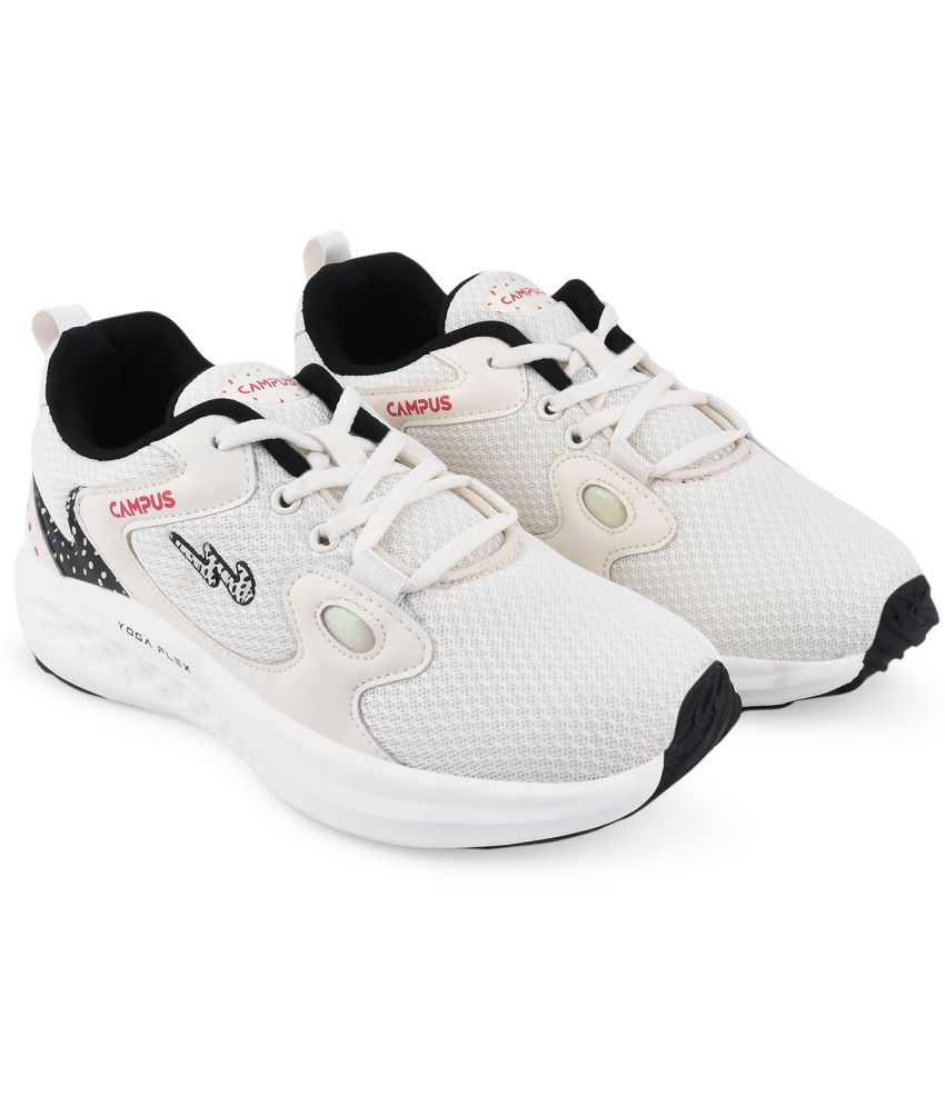     			Campus - White Women's Running Shoes