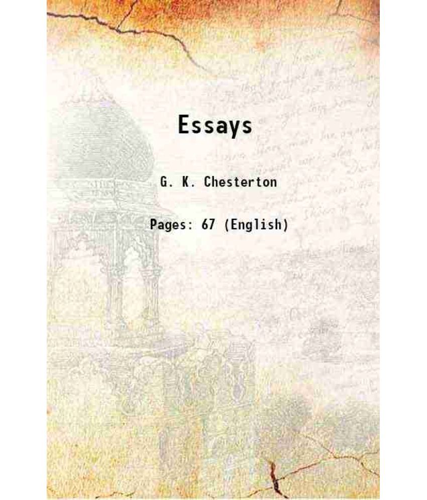     			Essays 1920 [Hardcover]