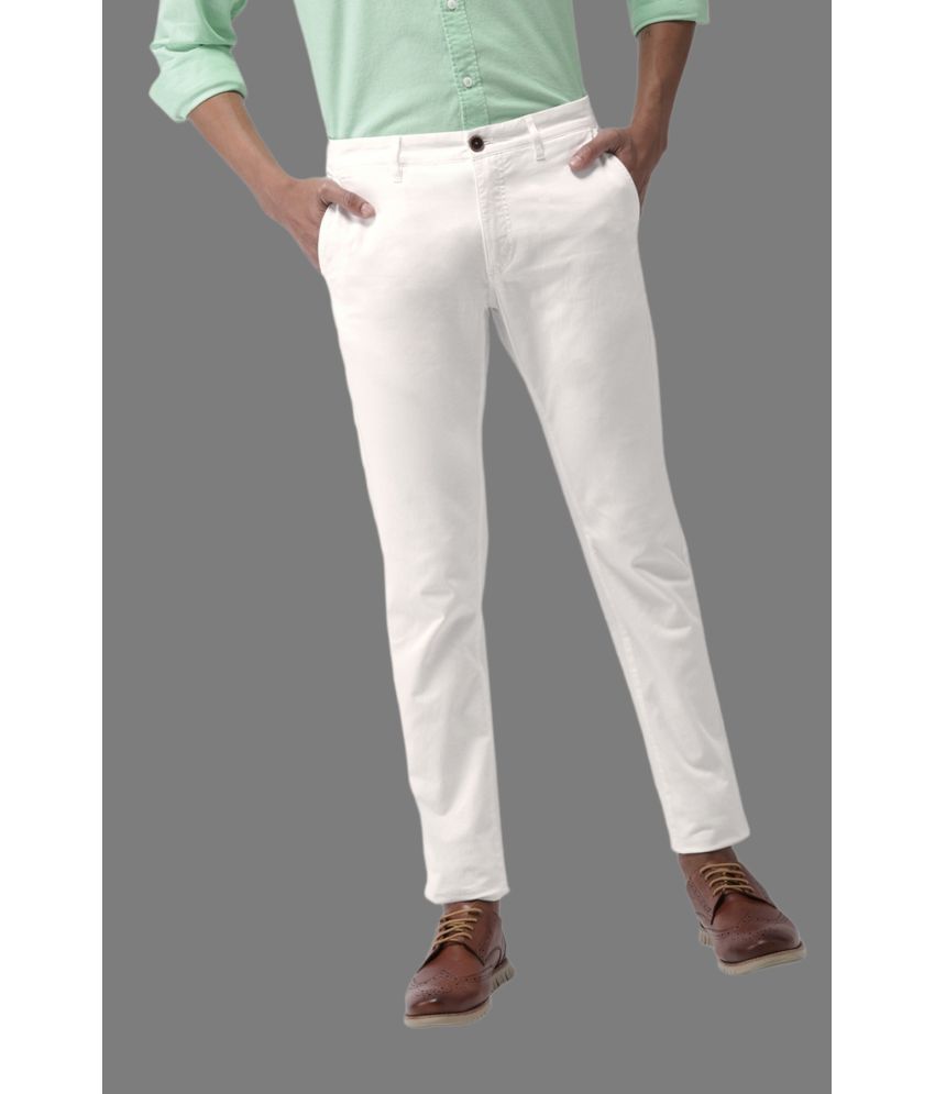     			HALOGEN White Regular Formal Trouser ( Pack of 1 )