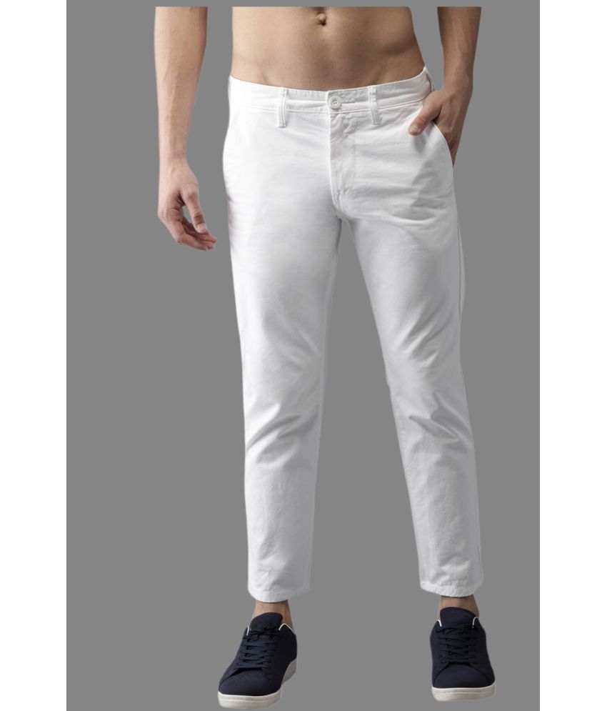     			HALOGEN White Regular Formal Trouser ( Pack of 1 )