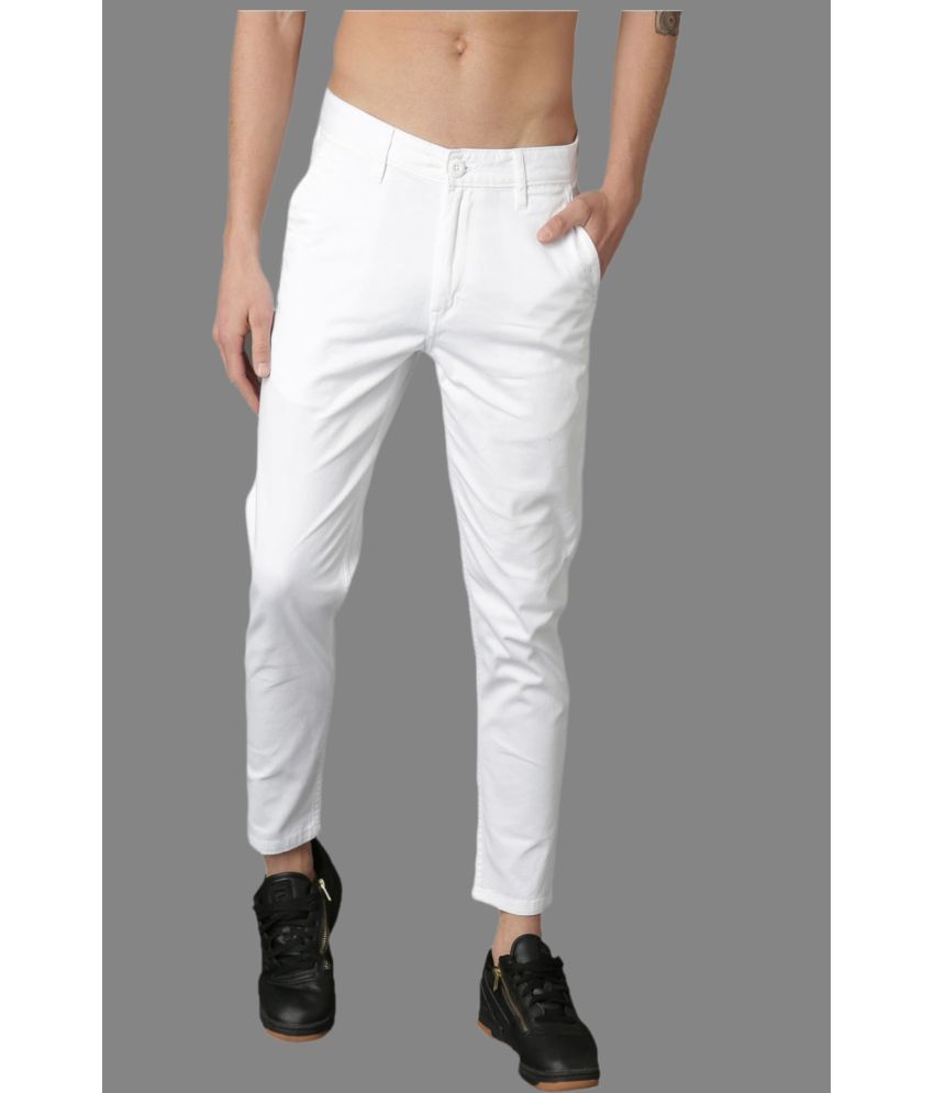     			HALOGEN White Regular Formal Trouser ( Pack of 1 )