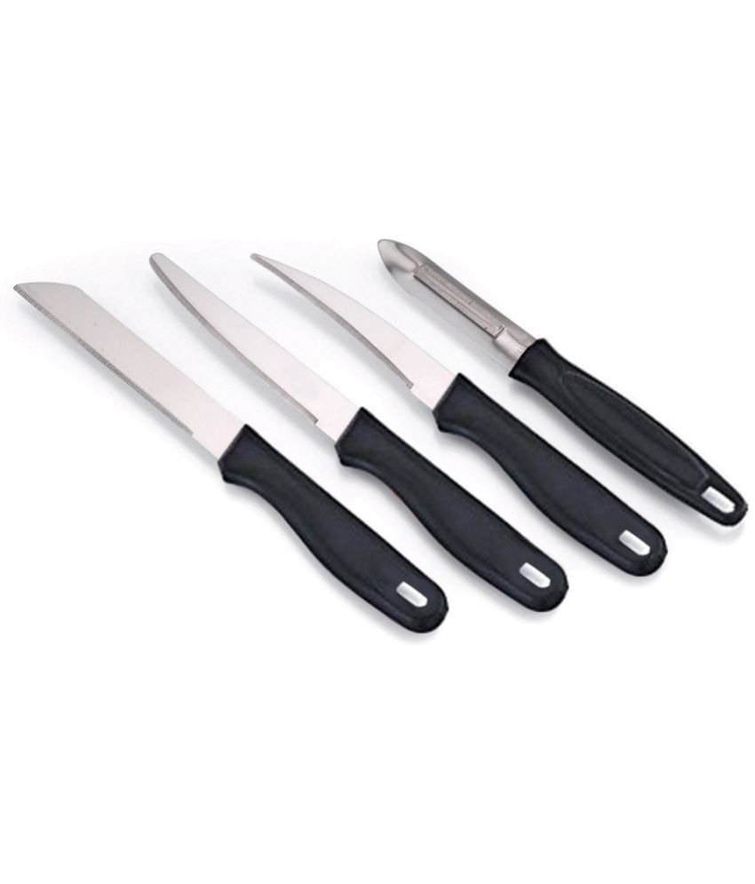     			KVG - Black Stainless Steel Utility Knife Blade Length 4 cm ( Pack of 4 )
