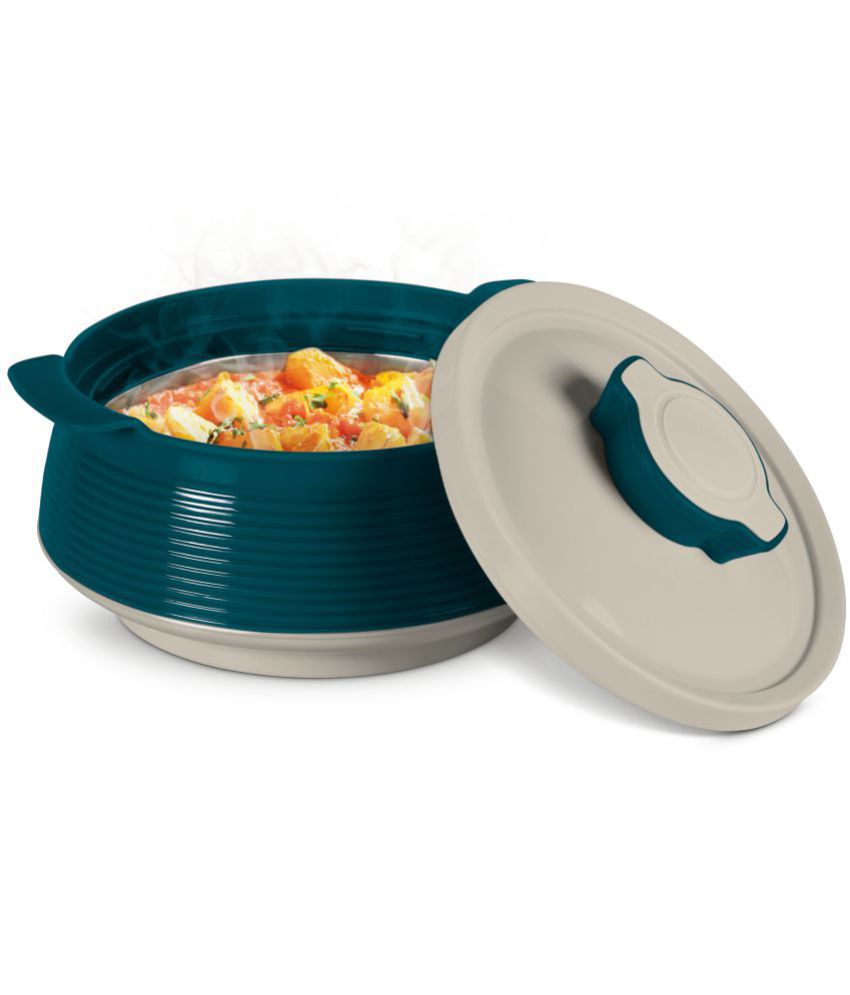     			Milton Venice 1000 Insulated Inner Stainless Steel Casserole, 850 ml, Marble Green | BPA Free | Food Grade | Easy to Carry | Easy to Store | Ideal For Chapatti | Roti | Curd Maker
