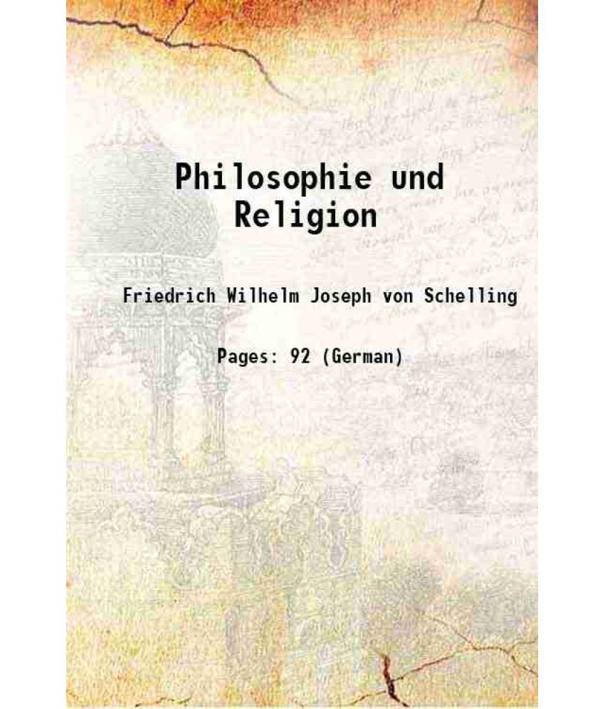     			Philosophie und Religion 1804 [Hardcover]