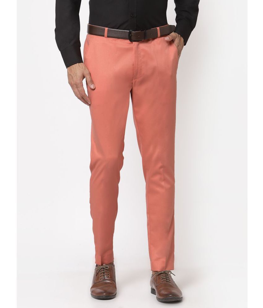     			SAM & JACK Rose Gold Slim Chinos ( Pack of 1 )