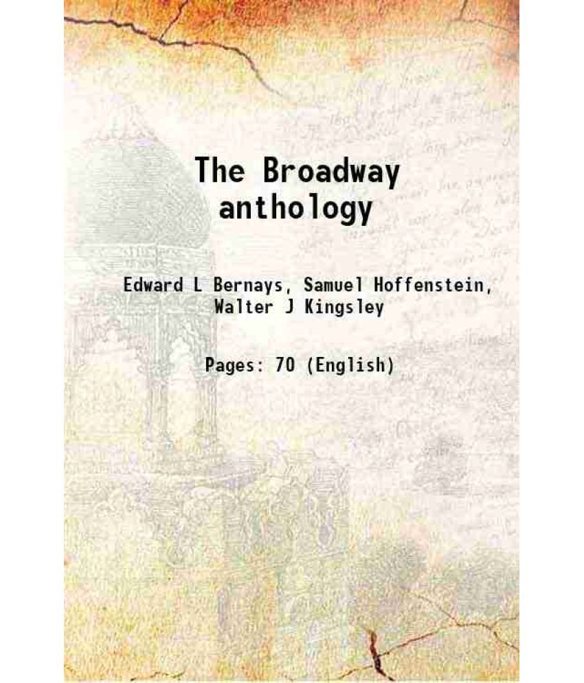     			The Broadway anthology 1917 [Hardcover]