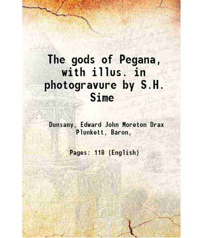     			The gods of Pegana 1911 [Hardcover]