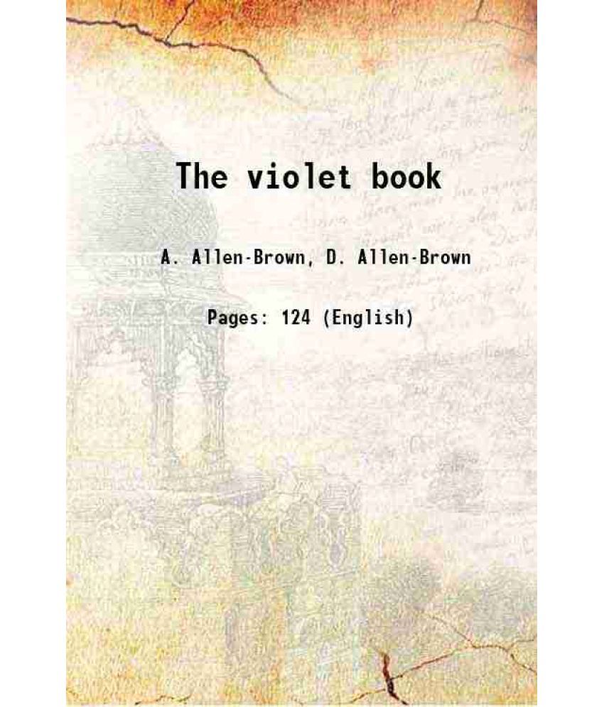     			The violet book [Hardcover]