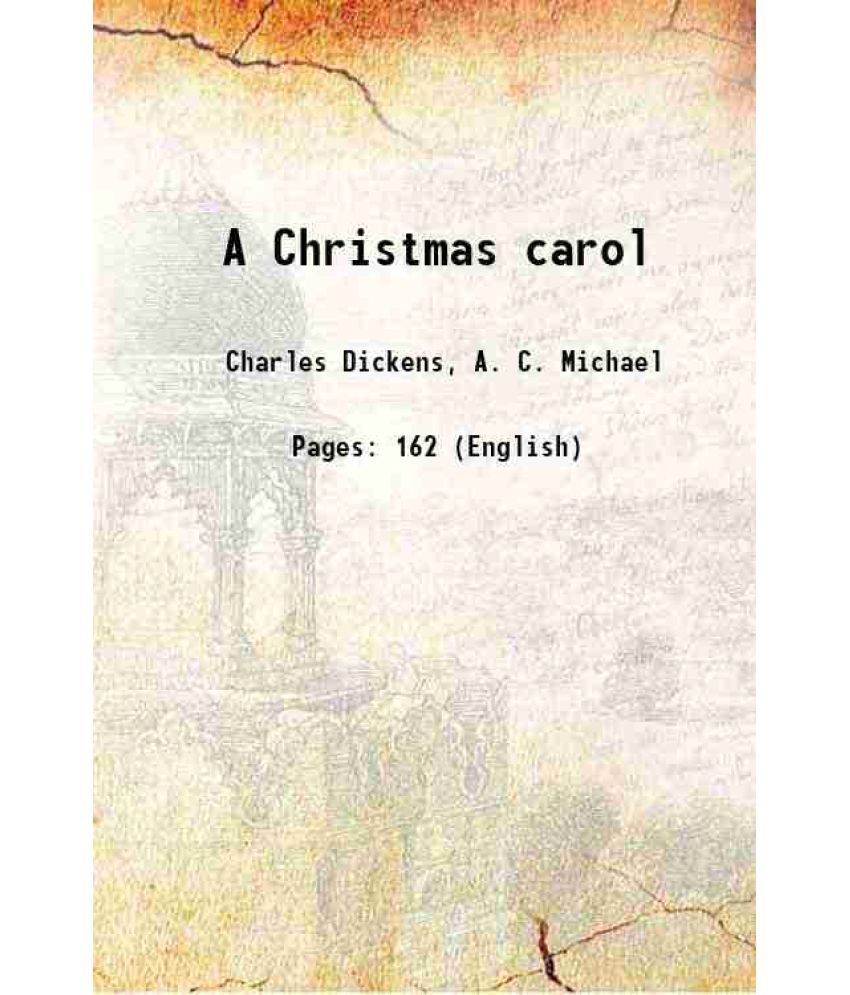     			A Christmas carol 1911 [Hardcover]