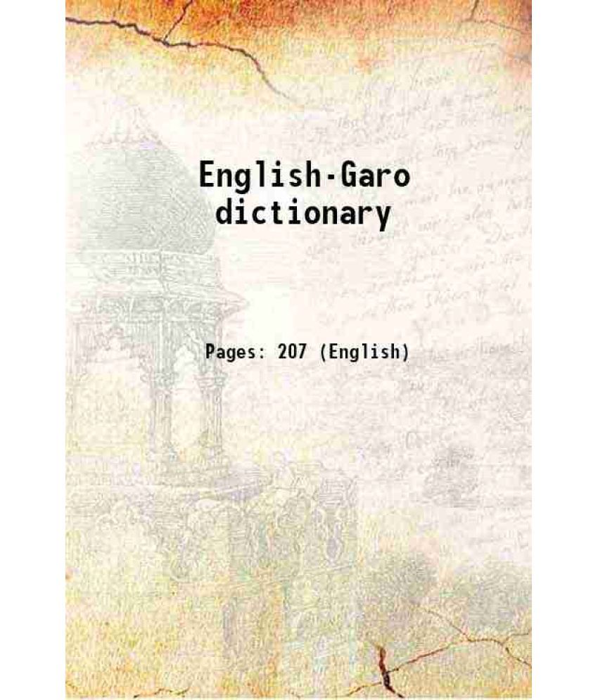     			English-Garo dictionary 1905 [Hardcover]