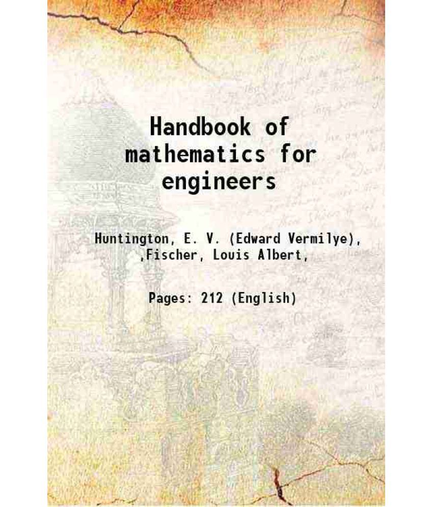     			Handbook of mathematics for engineers 1918 [Hardcover]