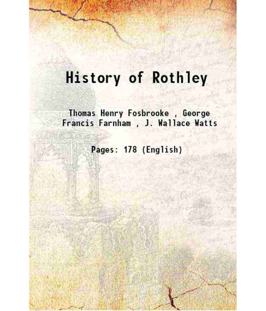     			History of Rothley 1921 [Hardcover]