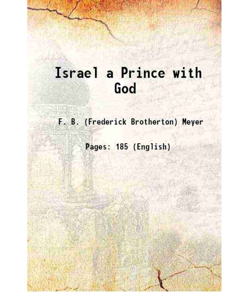     			Israel a Prince with God [Hardcover]