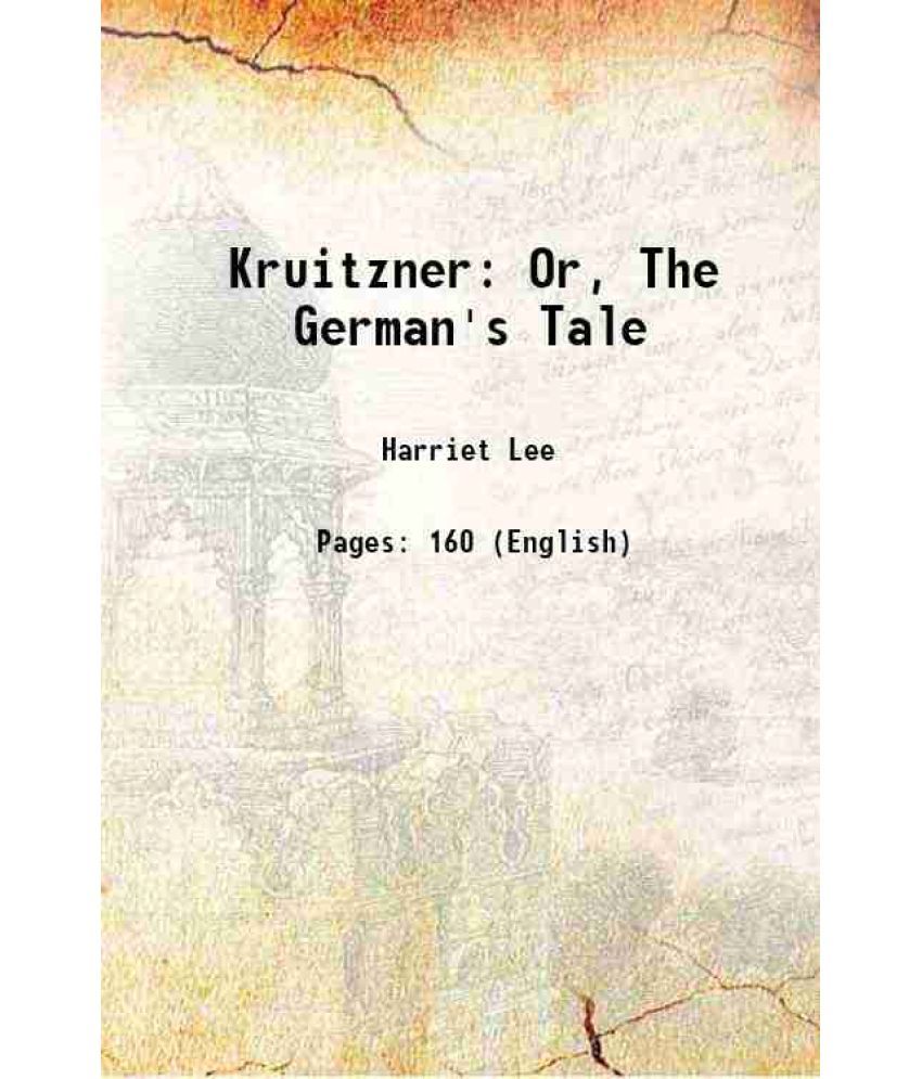     			Kruitzner: Or, The German's Tale 1823 [Hardcover]