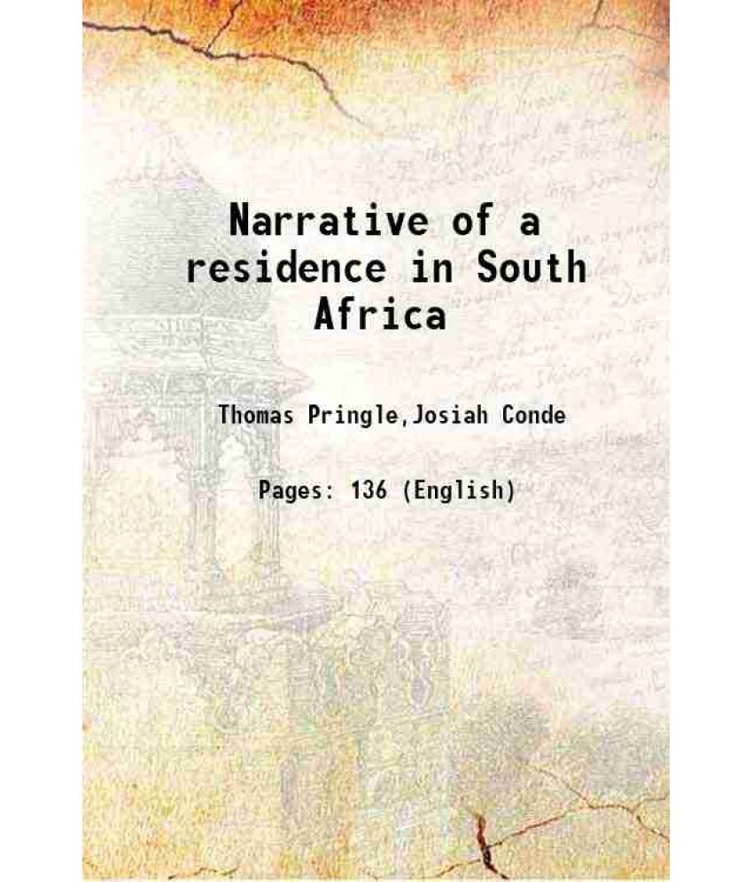     			Narrative of a residence in South Africa 1840 [Hardcover]