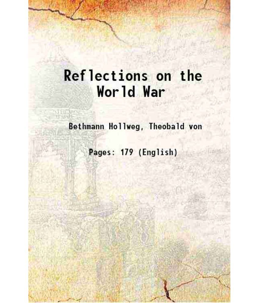     			Reflections on the World War Volume part-1 1920 [Hardcover]