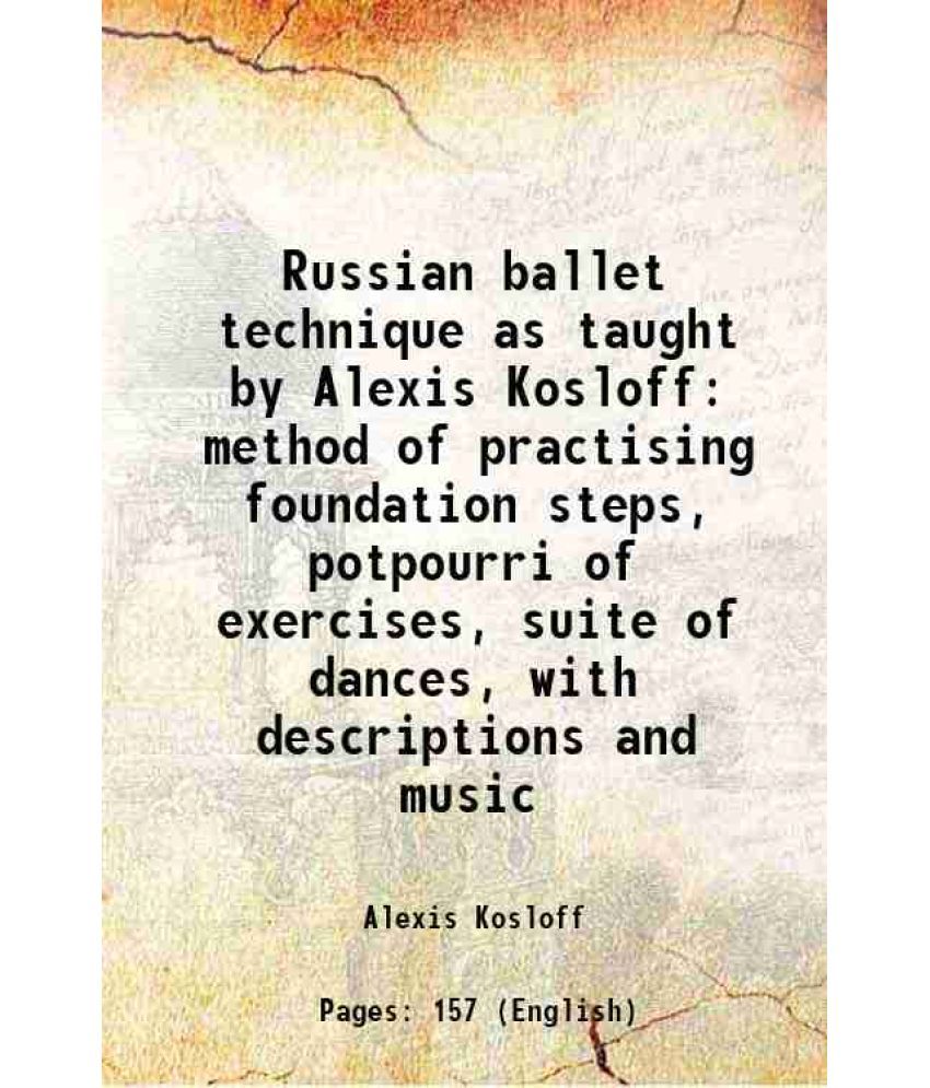     			Russian ballet technique 1921 [Hardcover]