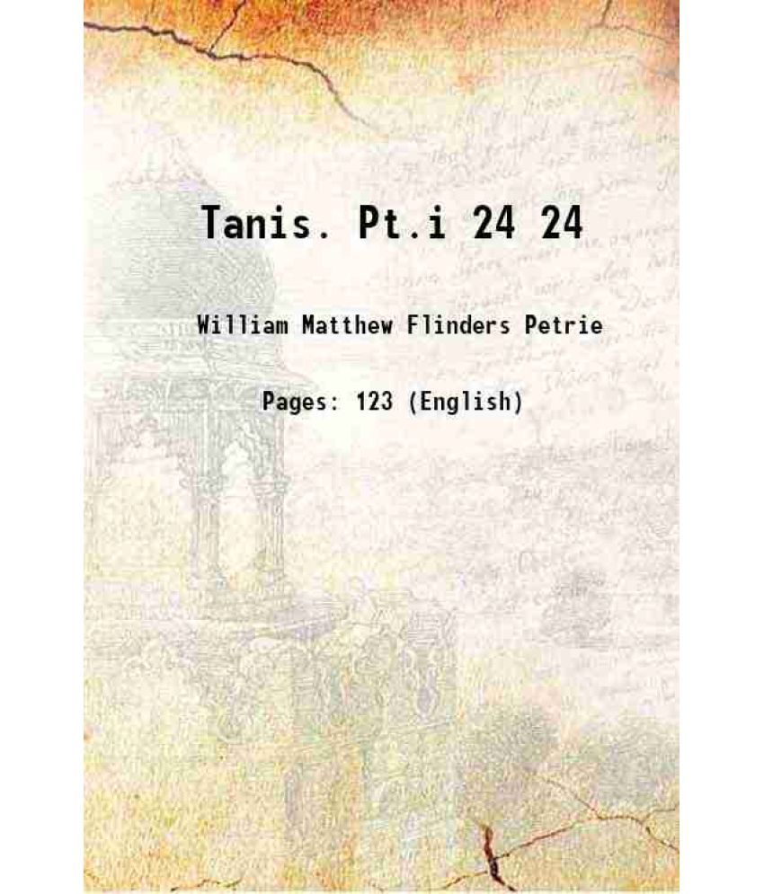     			Tanis. Pt.i Volume 24 1889 [Hardcover]