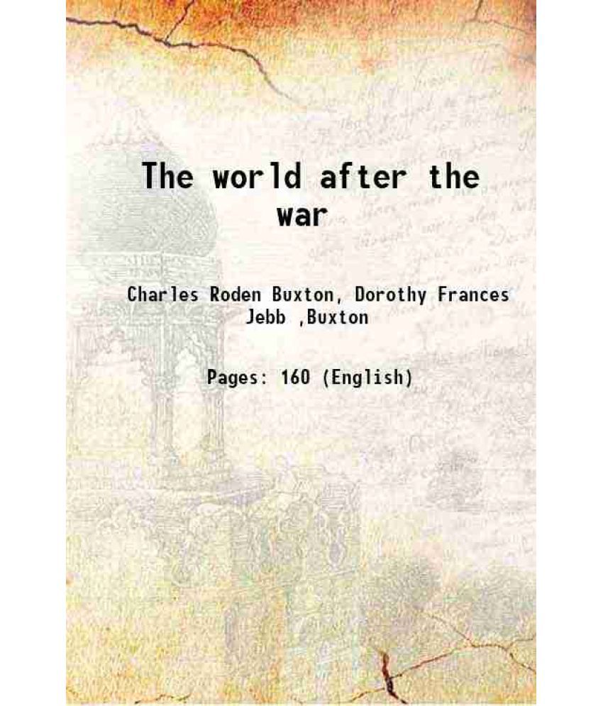     			The world after the war 1920 [Hardcover]
