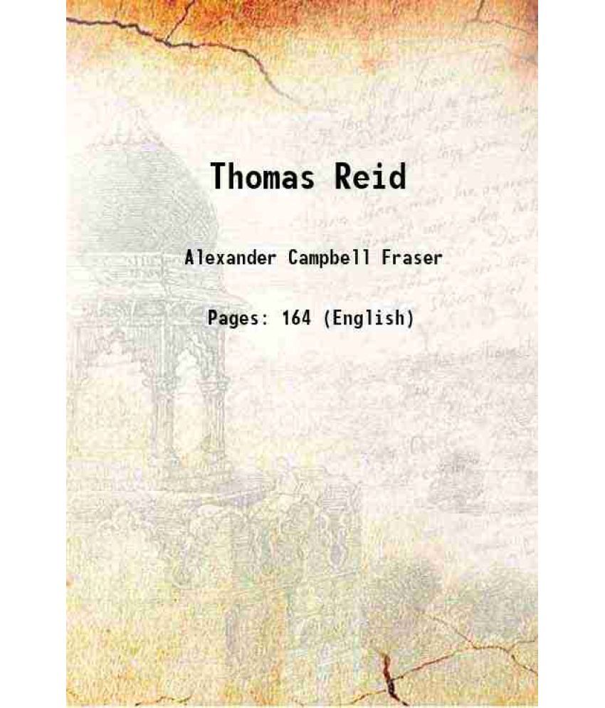     			Thomas Reid 1898 [Hardcover]