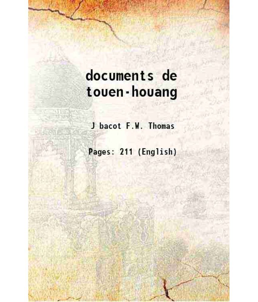     			documents de touen-houang 1940 [Hardcover]