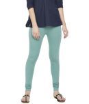 De Moza - Blue Cotton Women's Leggings ( Pack of 1 )