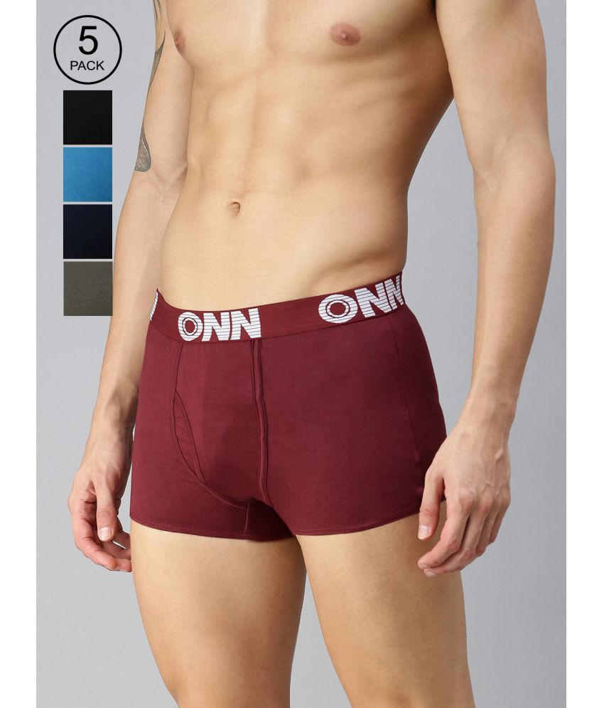     			ONN Pack of 5 Cotton Men's Trunks ( Multicolor )