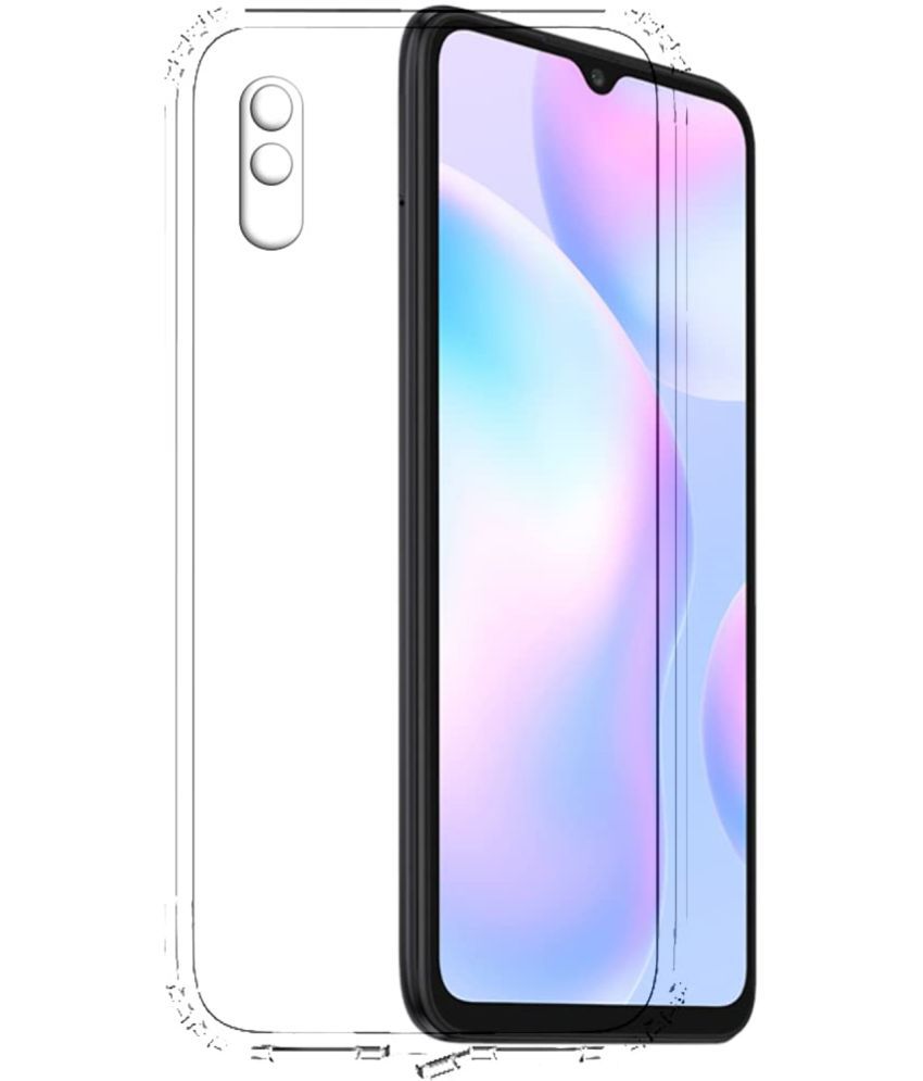     			ZAMN - Transparent Silicon Silicon Soft cases Compatible For Redmi 9A sport ( Pack of 1 )