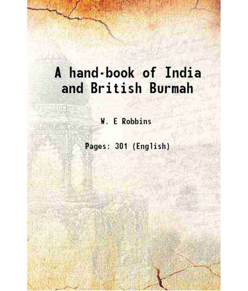     			A hand-book of India and British Burmah 1883