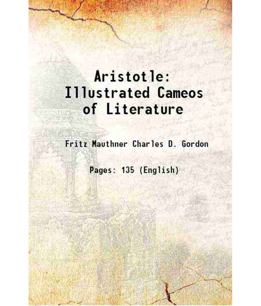     			Aristotle Illustrated Cameos of Literature 1907