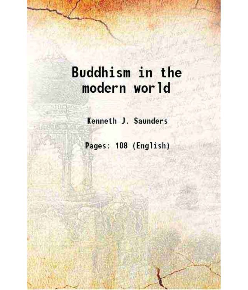     			Buddhism in the modern world 1922