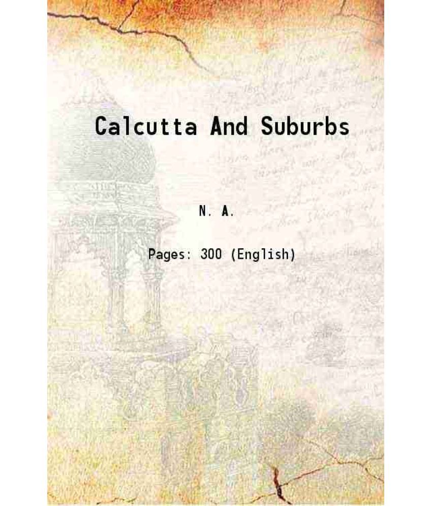     			Calcutta And Suburbs 1935