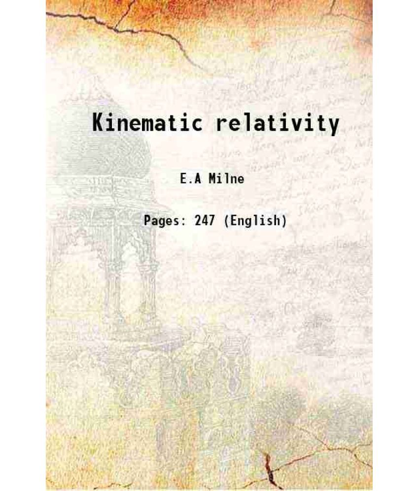     			Kinematic relativity 1948