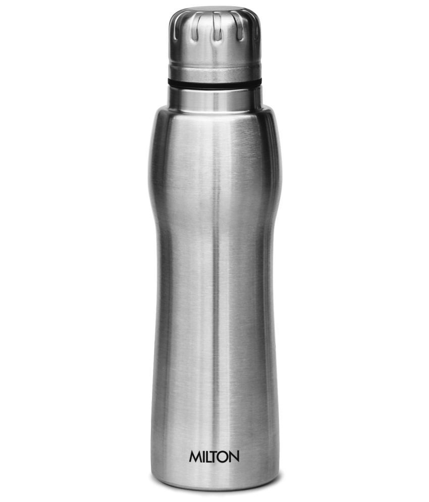     			Milton Verve 400 Thermosteel 24 Hours Hot and Cold Water Bottle, 380 ml, Silver