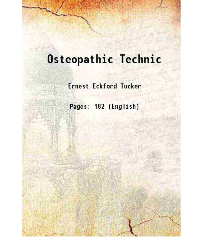     			Osteopathic Technic 1917