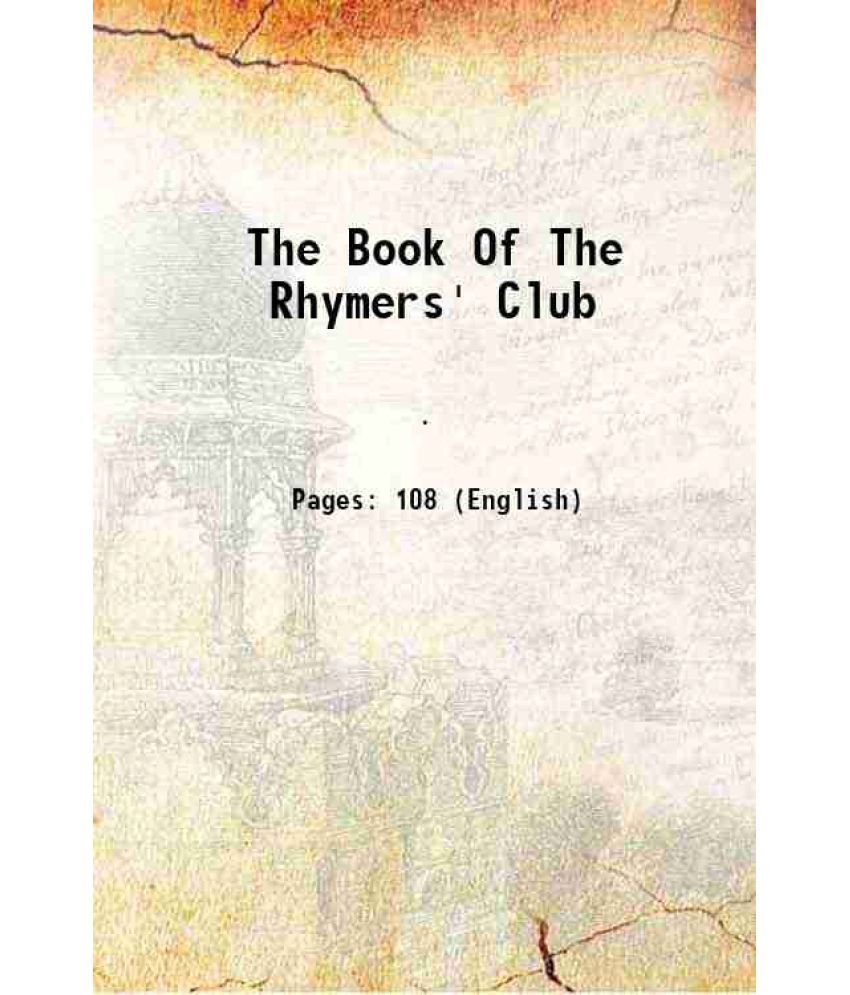     			The Book Of The Rhymers' Club 1892