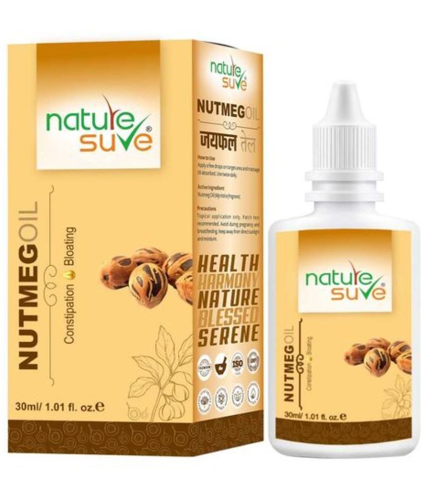     			Nature Sure Nutmeg Jaiphal Oil for Bloating & Constipation in Men & Women - 1 Pack (30ml)