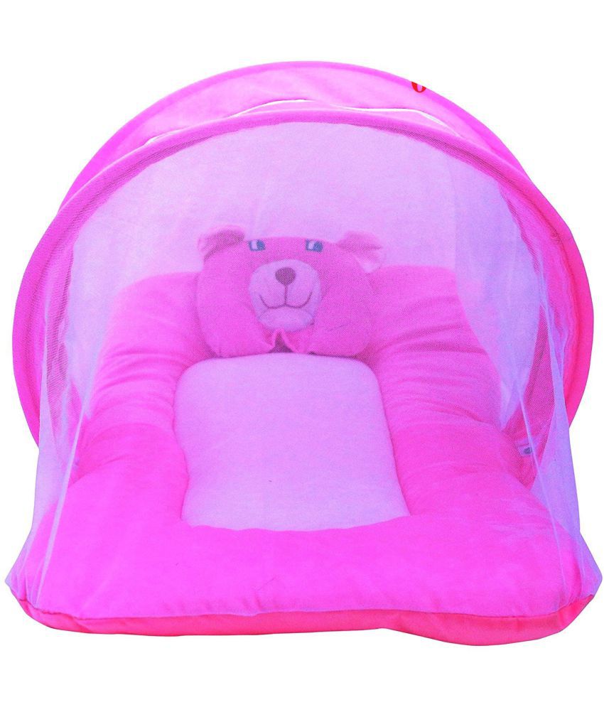    			NAGAR INTERNATIONAL - Pink Polyester Tent Baby Mosquito Net ( Pack of 1 )